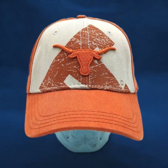 New Era Texas Longhorns Fitted Size Med - Large Cap Hat Big T Embroidered Logo - Picture 3 of 10
